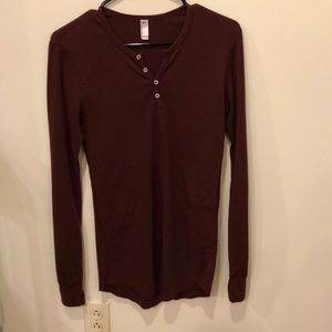 American apparel Henley